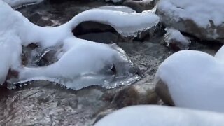 Water stream with natural sound at Eagle Falls Trailhead at Emerald Bay State Park #laketahoe CA