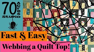 Quilt Tutorial, How to Web a Quilt Top!