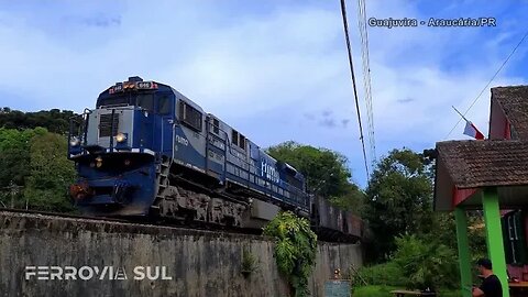 Ferrovia no distrito de Guajuvira, Araucária/PR