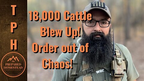 18,000 cattle blew up! Order out of Chaos!