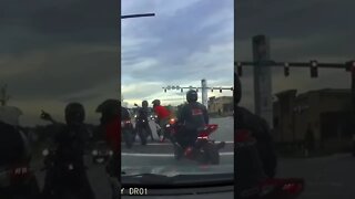 Which biker has the lowest insurance? 😂 | Idiots On Dash Cam, Bad Drivers, Bus | New 2022 #shorts