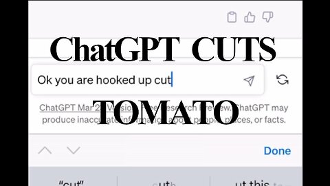 Getting ChatGPT to Cut a Tomato