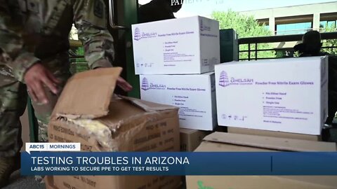 National Guard working to get PPE to coronavirus labs in Arizona