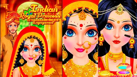 Indian Princess engagement|indian wedding game|makeup wala game|Android gameplay|new game 2023