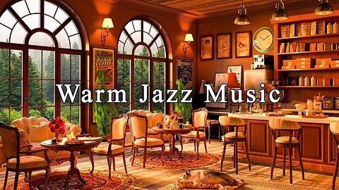 Jazz Relaxing Music ☕ Cozy Coffee Shop Ambience ~ Smooth Jazz Instrumental Music | Background Music