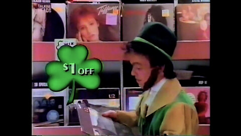 March 14, 1988 - Leprechauns Have Deals on CDs and LPs at The Wiz