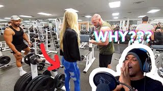 Gym Prank or Art? Natalie Reynolds Stuns With Painted Clothes Workout!