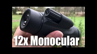 Twod 12X50 Monocular High Definition Spotting Scope Portable With Tripod Review