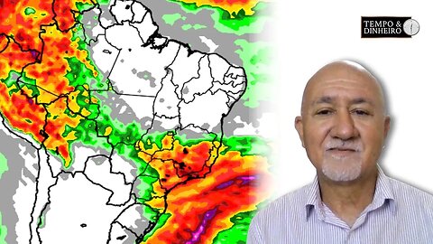 Continua o calor em grande parte do Brasil, e chuvas no RS, leste do PR, SC e SP