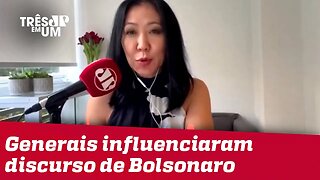 Bolsonaro fez um discurso bastante moderado - #ThaísOyama