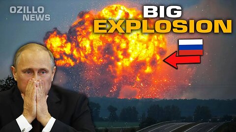5 MINUTES AGO! Big Earthquake in the Kremlin! Russian Ammunition Depot Blown Up!