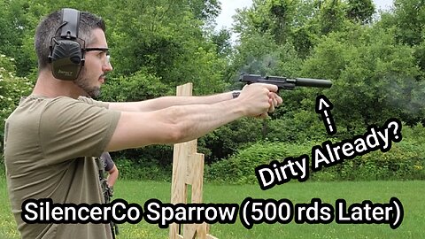 SilencerCo Sparrow (How dirty is it after 500 rounds?)