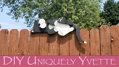 DIY: Two-Sided Cat Fence Sitter | Woodworking | Scroll Saw Project