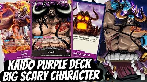 Kaido (Purple) Deck Profile & Gameplay | One Piece Card Game