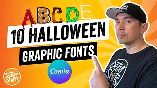 10 Amazing Halloween Fonts on Canva You Probably Didn't Know Existed - Use them for Print on Demand