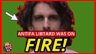 Liberal ANTIFA Commie Sets Himself on Fire Outside of TRUMP Court Proceeding!