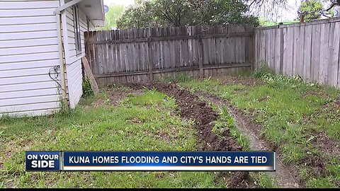 A Kuna neighborhood is flooding from irrigation pipes, the city says their hands are tied