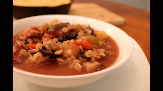 Venison and Barley Soup