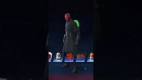 finally got Darth maul fortnite skin