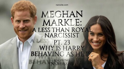 A Less Than Royal Narcissist Part 23 Why Is Harry Behaving As He Is?