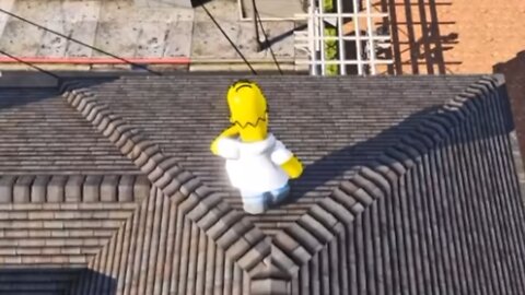 GTA5 Homer Simpson Jump 01