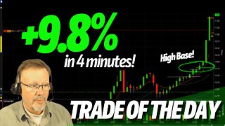 TRADE OF THE DAY: +9.8% on NVAX in 4 minutes! - Day Trading