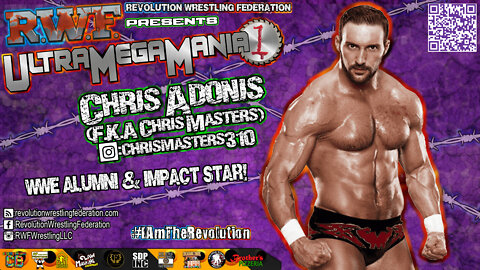 Chris Adonis AKA The Masterpiece F.K.A Chris Masters is coming to RWF's UltraMegaMania #1!