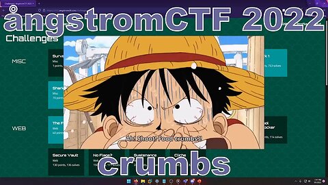 angstromCTF 2022: crumbs