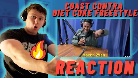 COAST CONTRA - DIET COKE FREESTYLE ((IRISH MAN REACTION!!))
