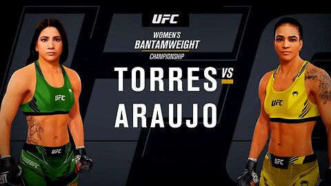 EA Sports UFC 4 Gameplay Viviane Araujo vs Tecia Torres
