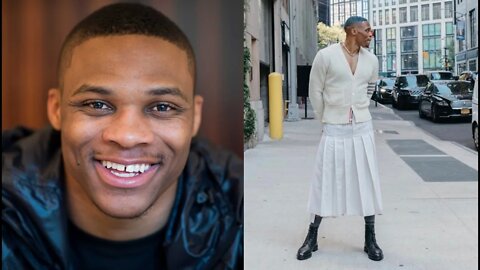 NBA PLAYER Russell Westbrook Gets CLOWNED For Wearing DRESS To NYFW