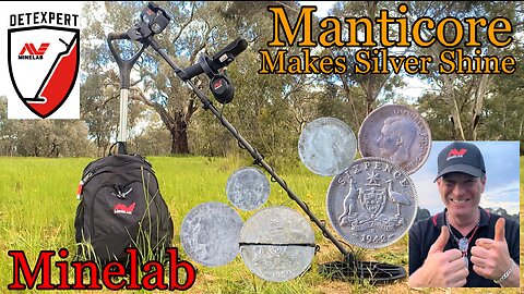 Minelab Manticore Makes The Silver Shine Metal Detecting