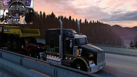 Early morning trucking - American Truck Simulator | Thrustmaster TX