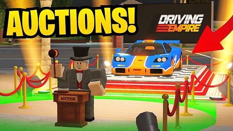 NEW Auction Update in Driving Empire!