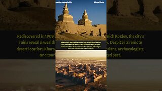 The Eerie Enigma of Khara-Khoto: China's Buried Black City #shorts #ancient #history