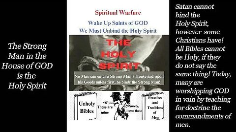 We must Unbind the Holy Spirit - Wake Up Saints of GOD: This is a Spiritual War