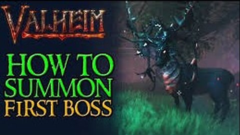 Valheim- How To Spawn First Boss Very Forgettable Battle