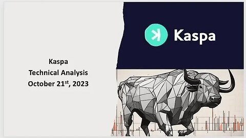 Kaspa Coin - Technical analysis, October 21st, 2023