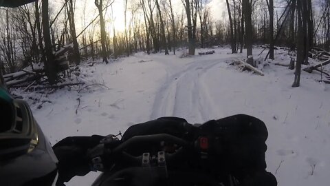 Snowmobile Field Riding (Part 2)