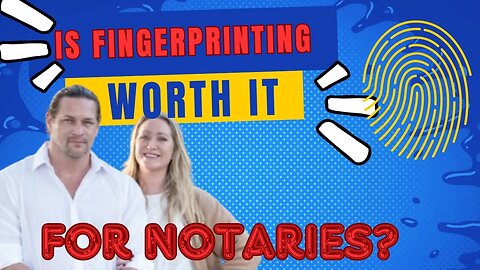 Is It Worth It To Be An Ink Card Fingerprinting Notary? How Much Can I Make With Fingerprinting?