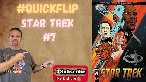 Star Trek #7 IDW #QuickFlip Comic Book Review Jackson Lanzing,Collin Kelly,Erik Tamayo, #shorts