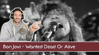 WHAT A GOOD THROW BACK!!! Bon Jovi - Wanted Dead Or Alive (REACTION)