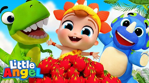 Fun Dinosaur Song _ Little Angel Kids Songs & Nursery Rhymes (1080p)