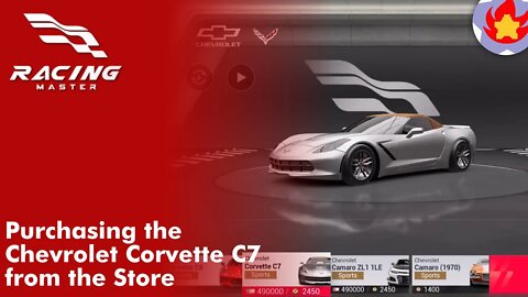 Purchasing the Chevrolet Corvette C7 from the Store | Racing Master