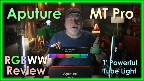 Aputure MT-Pro 1 Foot RGBWW High Output Battery Powered Light Review