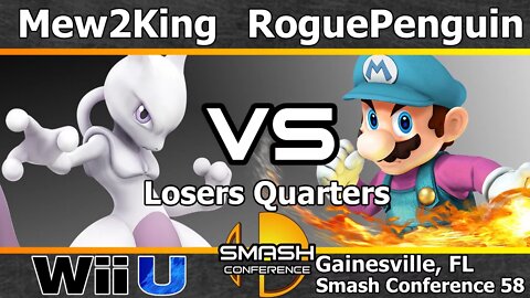 COG MVG|Mew2King (Mewtwo) vs. RoguePenguin (Mario) - Losers Quarters - SC58
