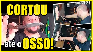 Teste de FACA na CARNE!