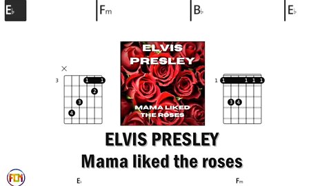 ELVIS PRESLEY Mama liked the roses - Guitar Chords & Lyrics HD