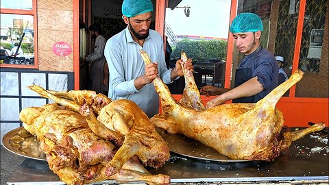 Dum Pukht Recipe | Whole Lamb Roast With Kabuli Pulao | Khaddi Kabab Recipe | Peshawar Street Food