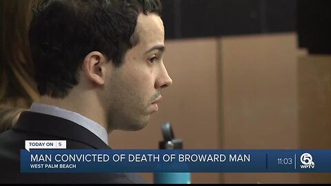 Man convicted in death of Broward County resident in 2021
